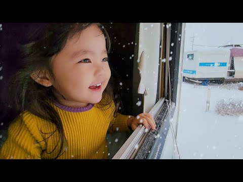 Видео: [SUB] В снежный день РУДА проснулся в трейлере. ☃️(первое спа РУДА♨️)