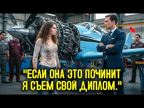 Видео: Директор Бросает Вызов Простой Женщине Починить Невозможный Двигатель — То, Что Она Показывает!