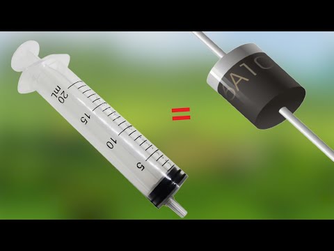 Видео: Как превратить инжектор в диод / самодельный диод и с кухонными принадлежностями