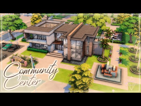 Видео: Общественный центр 🧩🧸| Симс 4: Строительство | Recreation Center | The Sims 4: Speed Build