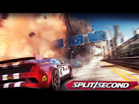 Видео: Обзор на Split Second | Гонки для Двоих | Gameplay