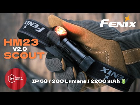 Видео: NEW‼️FENIX HM23 v2.0"SCOUT"(limited). Многоцелевой  налобный фонарь на АА/14500🔋.Обзор и тест.‼️