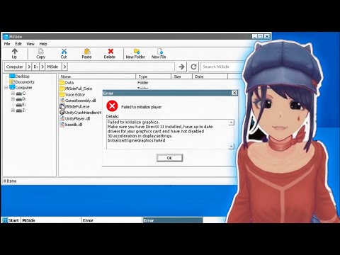 Видео: Как исправить ошибку failed to inilizadet player DirectX 11 на эмуляторе Winlator в игре MiSide