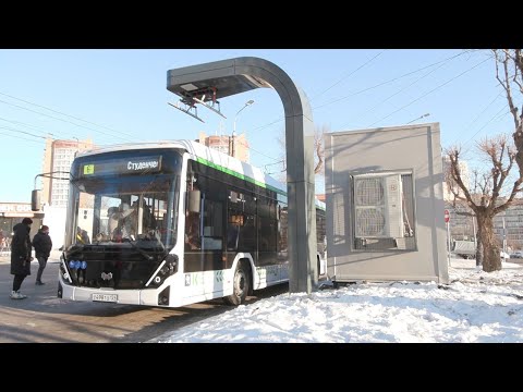 Видео: Электробусы тестируют в Красноярске