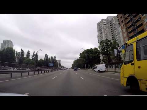Видео: Участок дороги проспект Победы. Киев