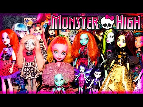 Видео: Моя коллекция Monster high: разные монстряхи