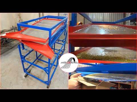 Видео: Вибросито горизонтальной вибрации для просеивания легких сыпучих материалов