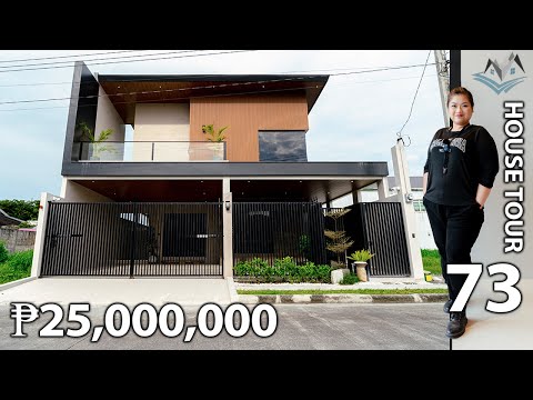 Видео: ЭКСКУРСИЯ ПО ДОМУ 73 | Современный двухэтажный дом с 5 спальнями рядом с торговым центром Telabas...