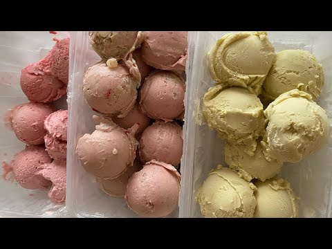 Видео: Мороженое Клубника 🍓 Банан 🍌 Ninja  CREAMI 
