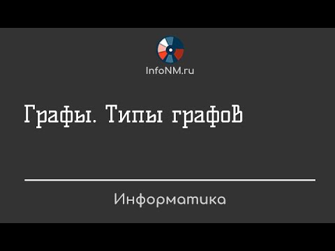 Видео: Информатика   Типы графов