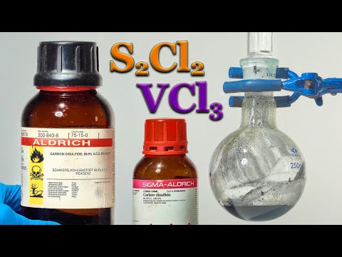 Видео: Я синтезировал оранжевую жидкость, используя ЖИДКИЙ Хлор, чтобы получить трихлорид ванадия!