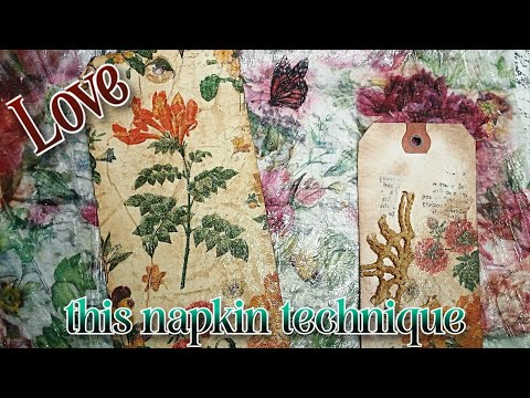 Видео: Я ЛЮБЛЮ ЭТУ ТЕХНИКУ С САЛФЕТКАМИ!!! ВЫ ДОЛЖНЫ ЕЕ ПОПРОБОВАТЬ, ТАК ПРОСТО И ОТЛИЧНО ПОДХОДИТ ДЛЯ М...