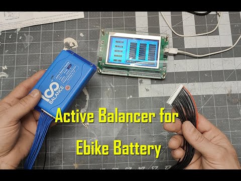 Видео: Использование активного балансира на аккумуляторе электровелосипеда