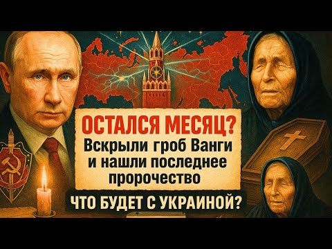 Видео: ОСТАЛСЯ МЕСЯЦ? Вскрыли гроб Ванги и нашли последнее пророчество о России и Украине!