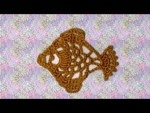 Видео: Рыбка связанная крючком