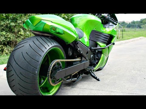 Видео: 🐸 Kawasaki ZX-14R (ZZ-R 1400) - Кастом 😈 !