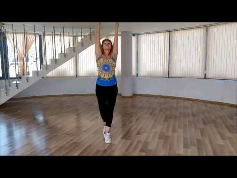 Видео: Разминка в стиле сальса / Для женщин 45+.