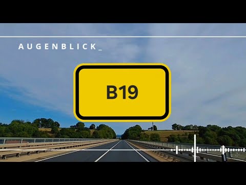Видео: B19 | Zwischen Grün und Gold | Еine Fahrt von Meiningen nach Bad Salzungen.