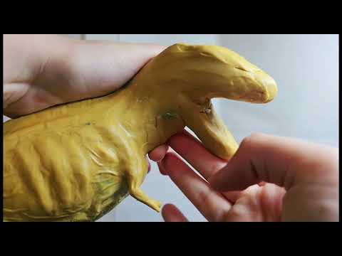 Видео: Лепка Тираннозавра Рекса/ Tyrannosaurus Rex