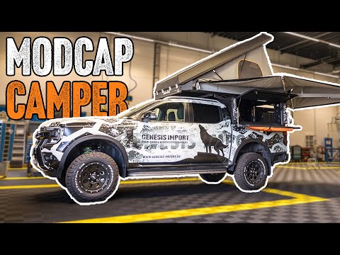 Видео: Является ли Alu-Cab ModCap Camper лучшим решением для пересадки? | Пошаговое руководство по ModCap