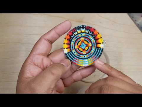 Видео: Часть 1. Обработка края узором «пейоте»