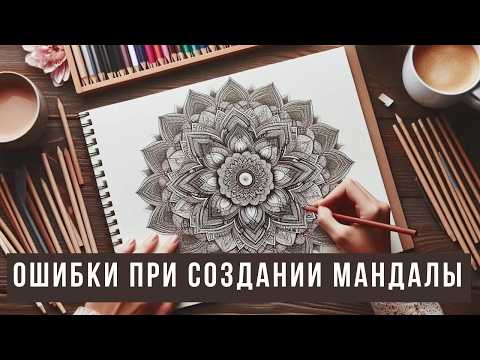 Видео: 💥Ошибки При Рисовании Мандалы 👉Как Избежать Ошибок При Создании Мандалы @mandalaschool