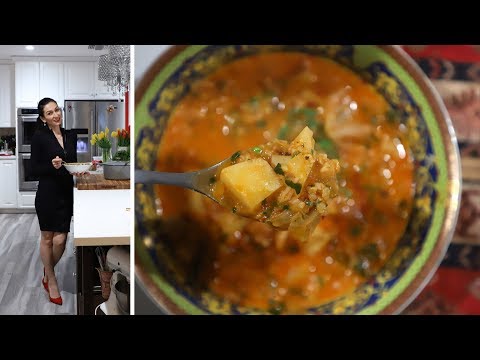 Видео: Крчик - Суп из Солёной Капусты - Армянская Кухня - Рецепт от Эгине -Heghineh Cooking Show in Russian