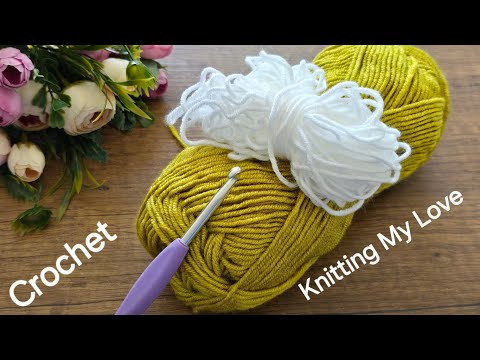 Видео: Очень элегантный узор крючком! Изначально я не был уверен, чем все обернется. Это действительно