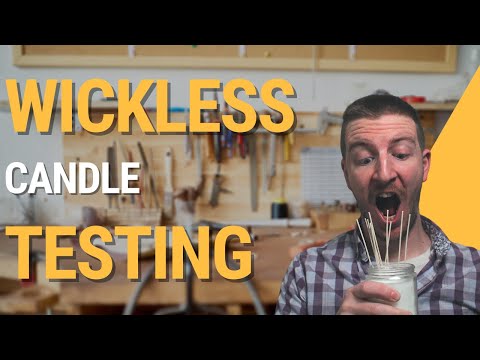Видео: Тестирование безфитильных свечей