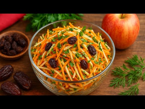 Видео: ШВИДКИЙ САЛАТ - КРІСПІ 💛 ТРЕБА ЛИШЕ ЯБЛУКА, МОРКВА, СЕЛЕРА
