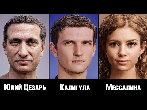 Видео: Настоящие Лица Самых Влиятельных Людей Римской Империи!