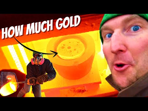 Видео: ПРЯМО ИЗ ЖИЛЫ! Простое извлечение и плавка золота