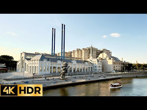 Видео: 🇷🇺 4K HDR Прогулки по МОСКВЕ. Якиманка. "Красный Октябрь", ГЭС-2, Патриарший мост.