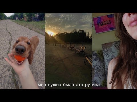 Видео: рутина, что меня наполняет | последние дни лета, к себе нежно