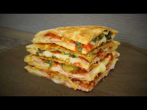 Видео: Быстрый завтрак, перекус, закуска с лавашем. Несколько идей. Как же это вкусно.