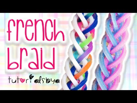 Видео: НОВЫЙ урок по плетению браслета «Монстр-Тейл» из французской косы Rainbow Loom | Как сделать