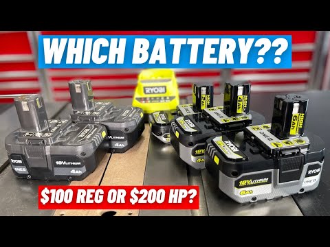 Видео: Настало время Ryobi!!! || Стоят ли аккумуляторы HP Ryobi в два раза дороже?!?
