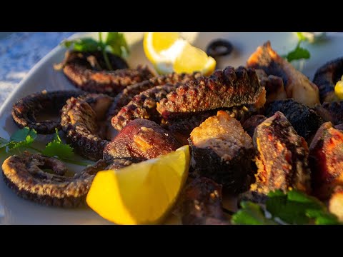 Видео: Как Приготовить ОСЬМИНОГА на Сковороде