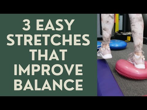 Видео: Пожилые люди: 3 простых упражнения на растяжку для улучшения равновесия