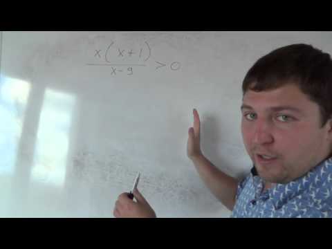 Видео: Алгебра 9 класс. 4 октября. неравенства метод интервалов для дробей #1