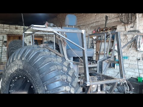 Видео: строю вездеход с двигателем тойота 1 nz fe вариатор. задняя подвеска и каркас