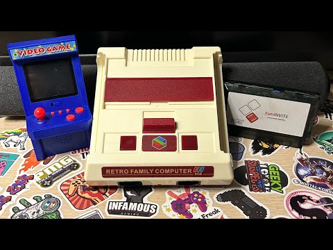 Видео: Необычный Famiclone(dendy) и флеш картридж Faminvite Max!!!