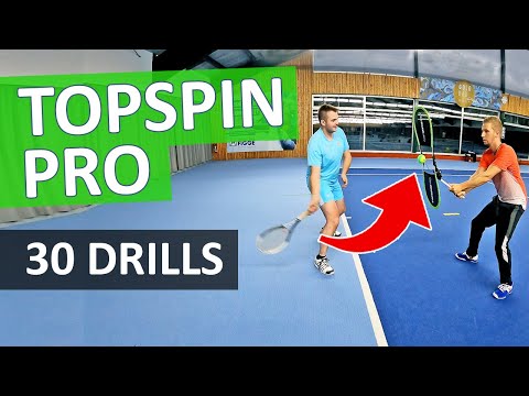 Видео: Тренировки TOPSPIN PRO | 30 отличных теннисных упражнений для одиночек, игроков/тренеров и групп