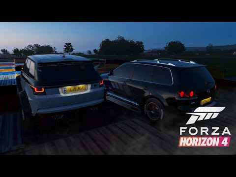 Видео: FORZA HORIZON 4, ПРОТИВОСТОЯНИЕ RANGE ROVER SPORT SVR & VOLKSWAGEN TOUAREG( ФОРЗА ХОРАЙЗОН 4)