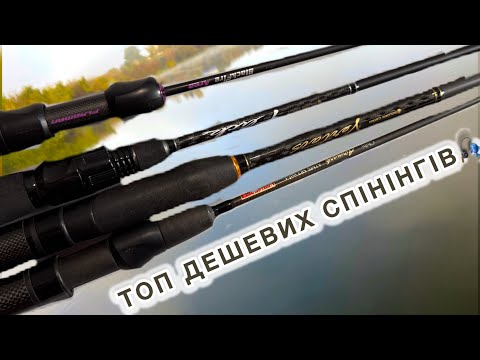 Видео: ТОП НЕДОРОГИХ СПІНІНГІВ, ДЛЯ НОВАЧКІВ😎