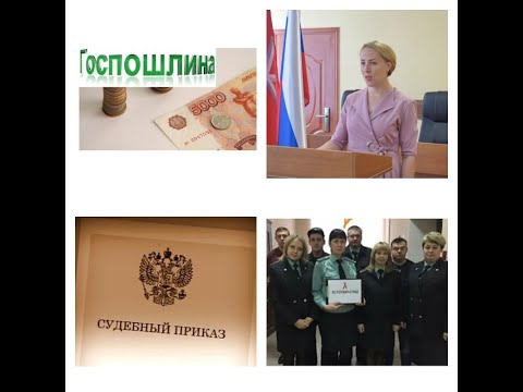 Видео: Отмена годовалого Судебного приказа и за снятые 2000 просят 3000 госпошлину...