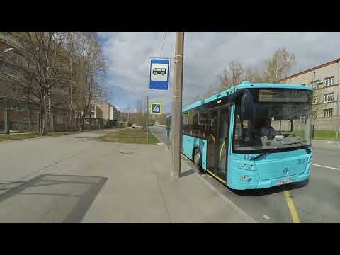 Видео: Автобус 31028 по 85 маршруту в СПб 12-**: ЛиАЗ-5292.67 (LNG) 31028 (ТП) по №85 (03.05.22)