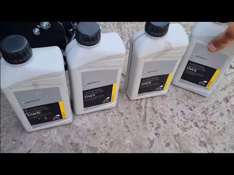 Видео: Замена масла в коробке робот DW5 7ст Рено Меган 4 2019 г.