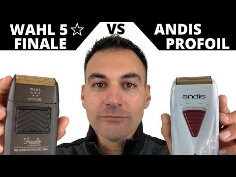 Видео: Бритье бороды – бритва Andis ProFoil Foil Shaver против электробритвы Wahl Finale Five Star Series