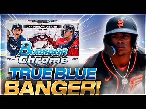 Видео: НАСТОЯЩИЙ СИНИЙ БЭНГЕР!! | Обзор Bowman Chrome Hobby & Delight 2025 года